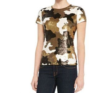 Michael Kors Camouflage Sequin T-shirt
